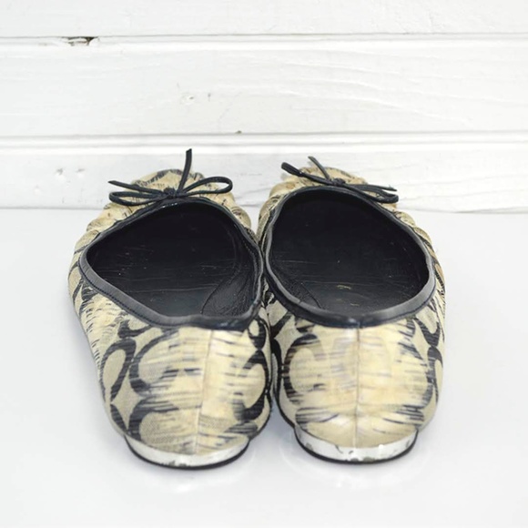 COACH LOGO BALLET FLATS #150-76 - Picture 4 of 5